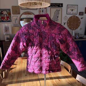 The North Face Pink and Purple Butterfly Jacket